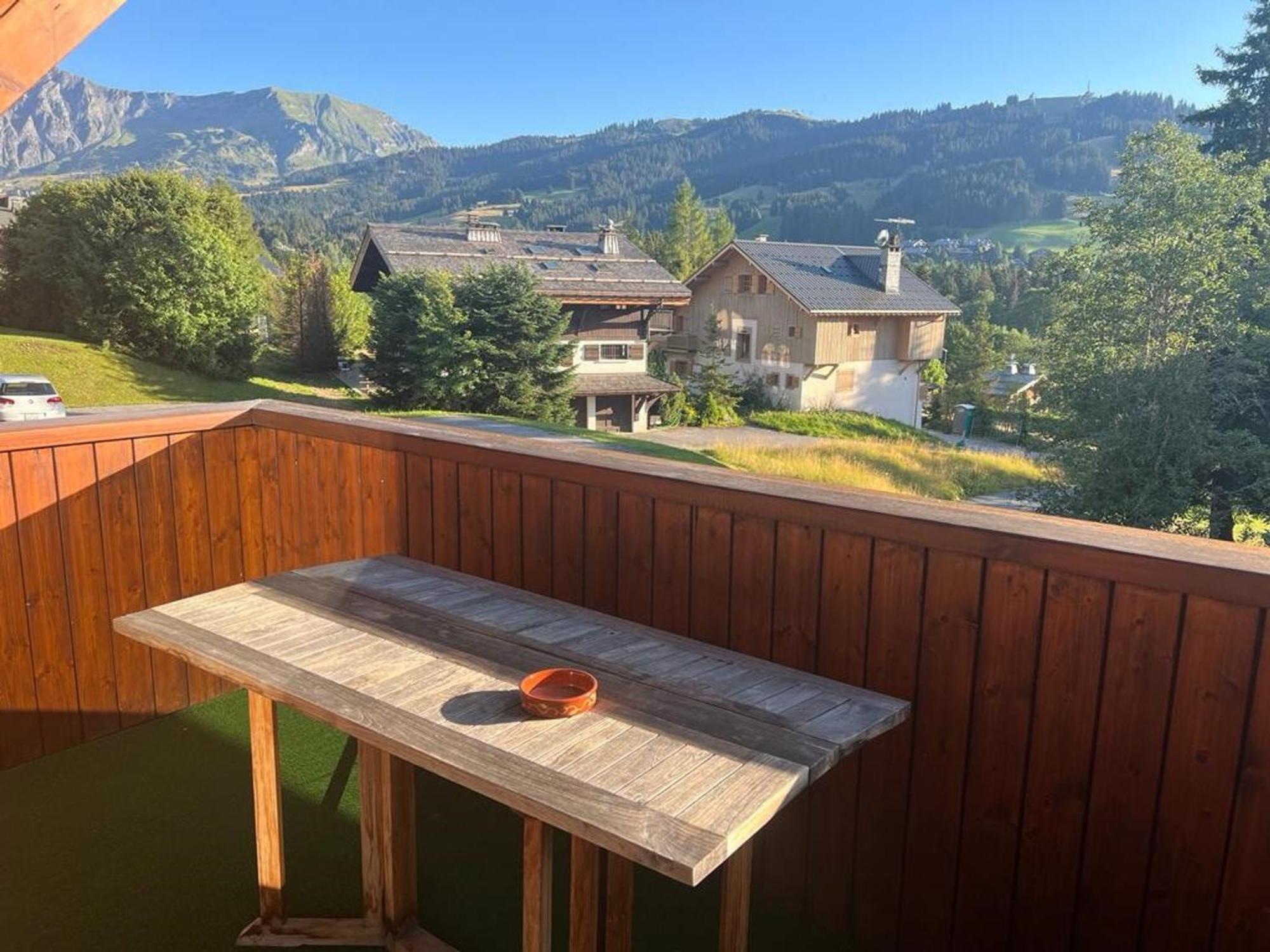 Studio 4 Pers - Balcon - Proximite Pistes Et Golf - Tv - Garage - Animaux Ok - Tennis En Ete - Fr-1-453-82 Megève Exterior foto