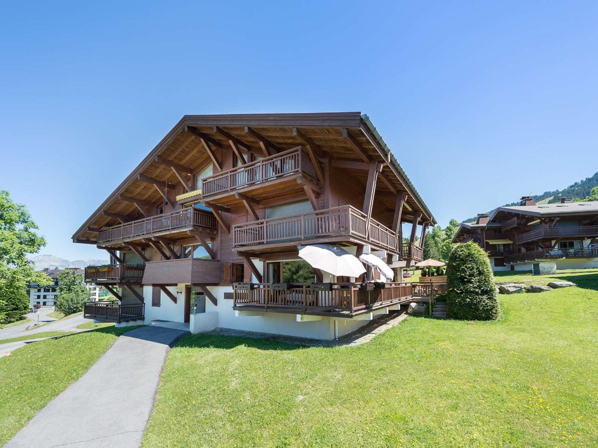 Studio 4 Pers - Balcon - Proximite Pistes Et Golf - Tv - Garage - Animaux Ok - Tennis En Ete - Fr-1-453-82 Megève Exterior foto